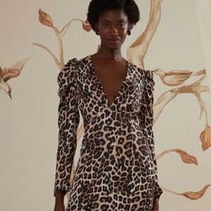 XS Farm Rio Cream Leopard Lenzing Ecovera Dress